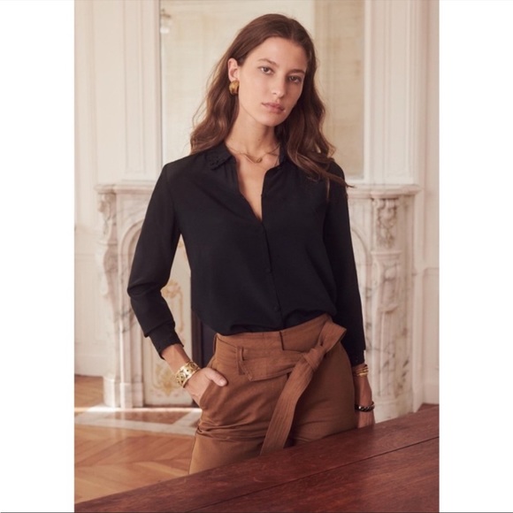 Sezane Tops - Sezane Roxane silk shirt NWT